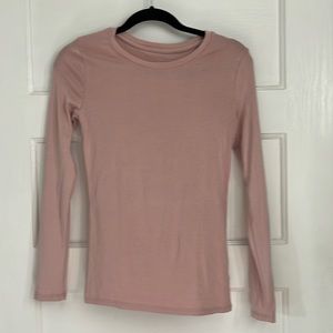 Pink long sleeve tee